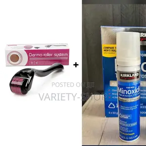 Kirkland - Kirkland Minoxidil Foam + Derma Roller Combo Pack