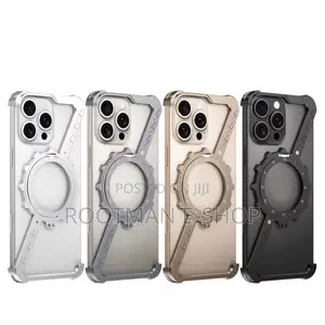 iPhone 14 - 16 Pro Max Z-Shaped Frameless Metal 360 Holder