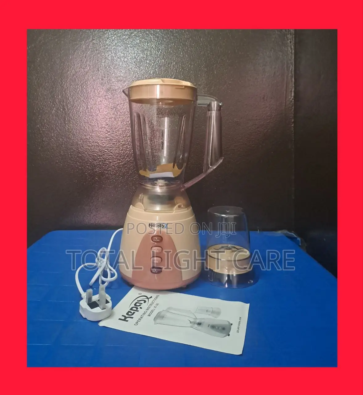 1.5 Litres Kepas Unbreakable Blender