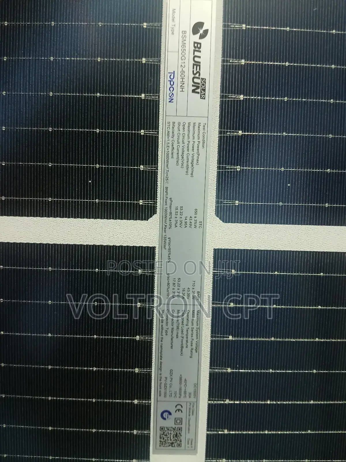710w Solar Panels