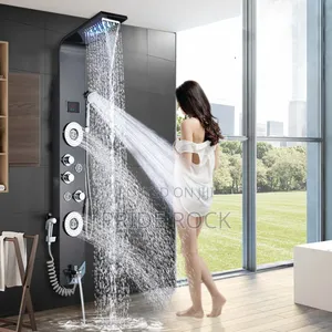 Shower Led With Led Light and Thermostat