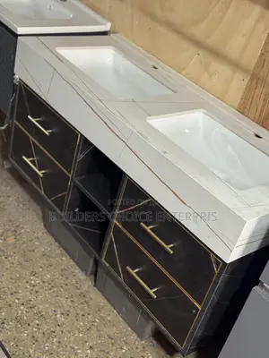 Double Cabinet Basin With Mirror Led Mirror
