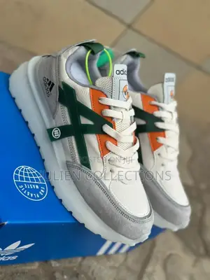 Adidas Trains A55 Green White and Orange