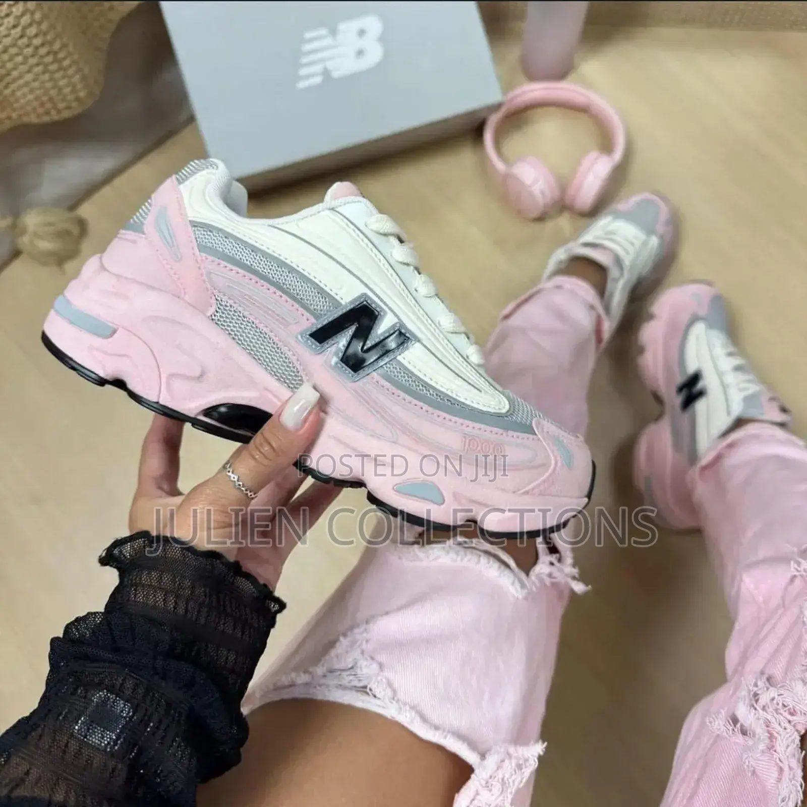 New Balance 1000 Nb Pink White and Black