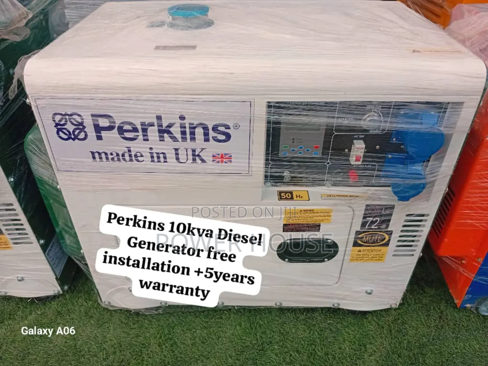 Wonder Whirl Perkins Diesel Generator 10kva Silent