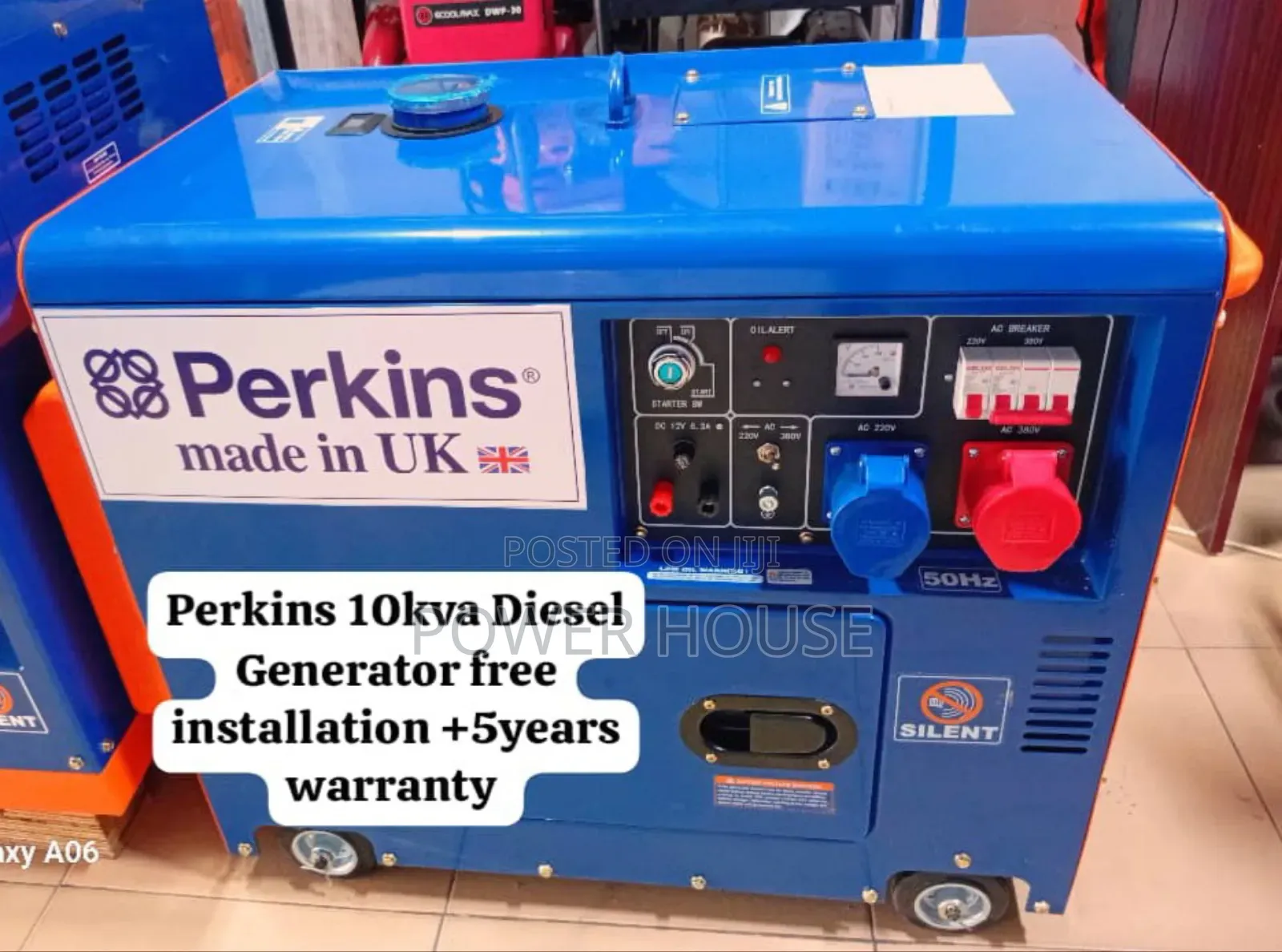 Idea Igniter Perkins Diesel Generator 10kva Silent