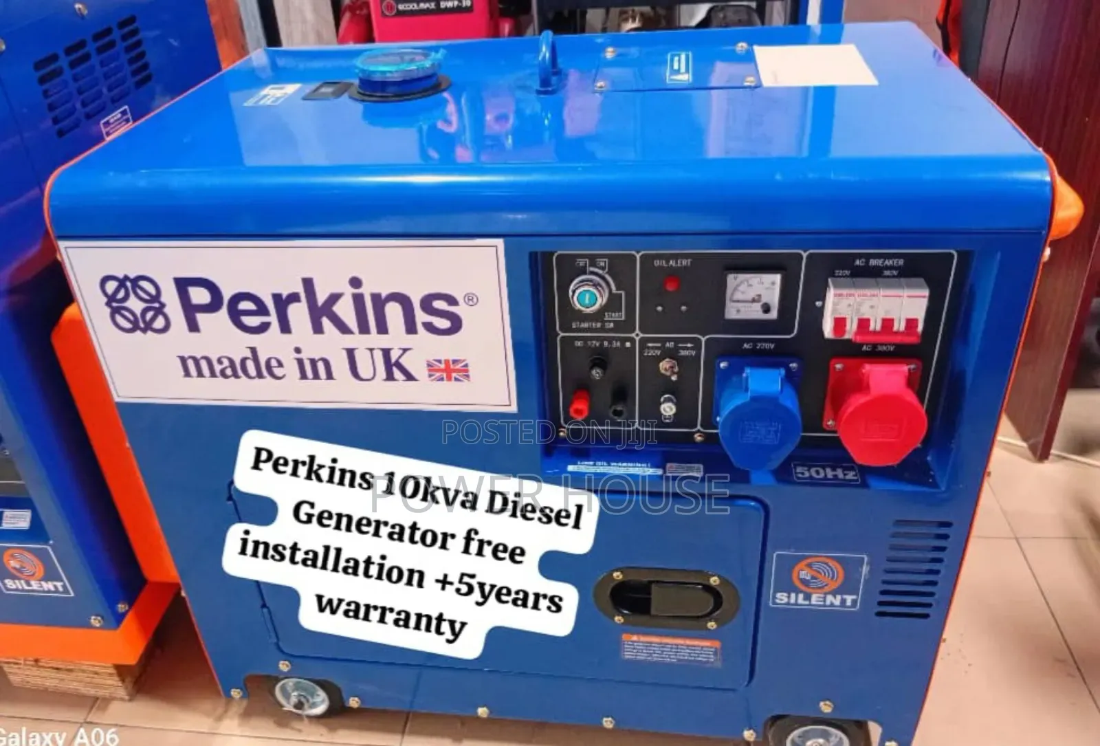 Think Trek Perkins Diesel Generator 10kva Silent