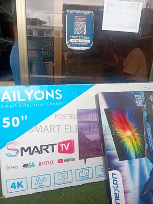 Ailyons 50inch Smart Tv 4k Resolution
