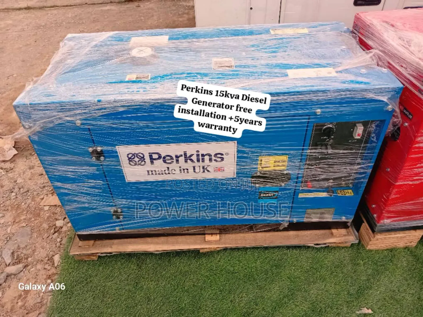 Retro Spark Perkins Diesel Generator 15kva Silent