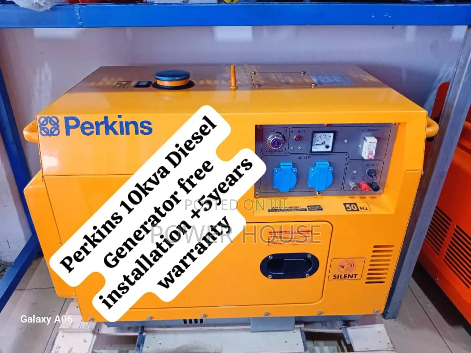 Power Pulse Perkins Diesel Generator 10kva Silent