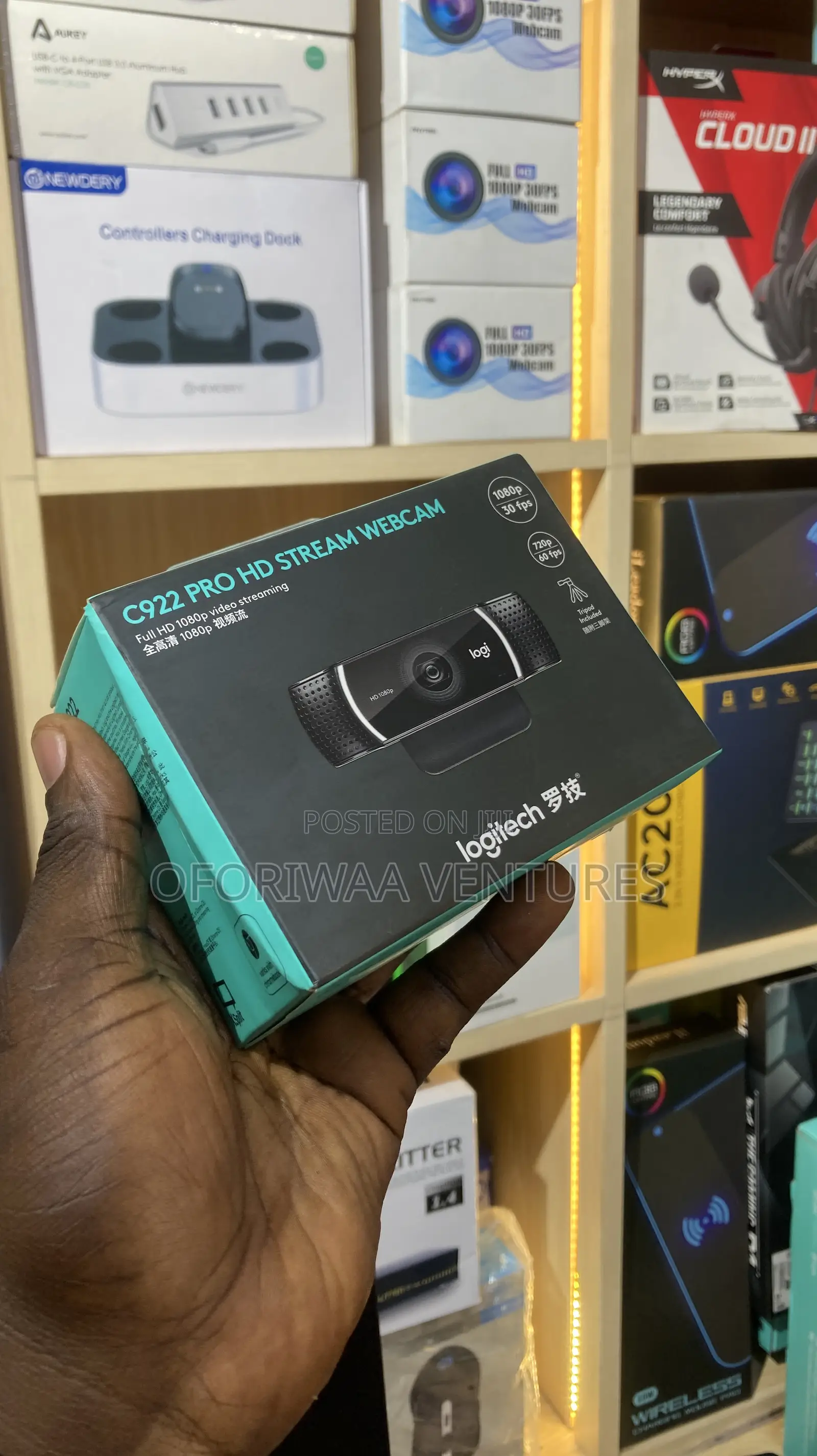 Logitech C922 Pro Stream Webcam 1080p Camera for Hd