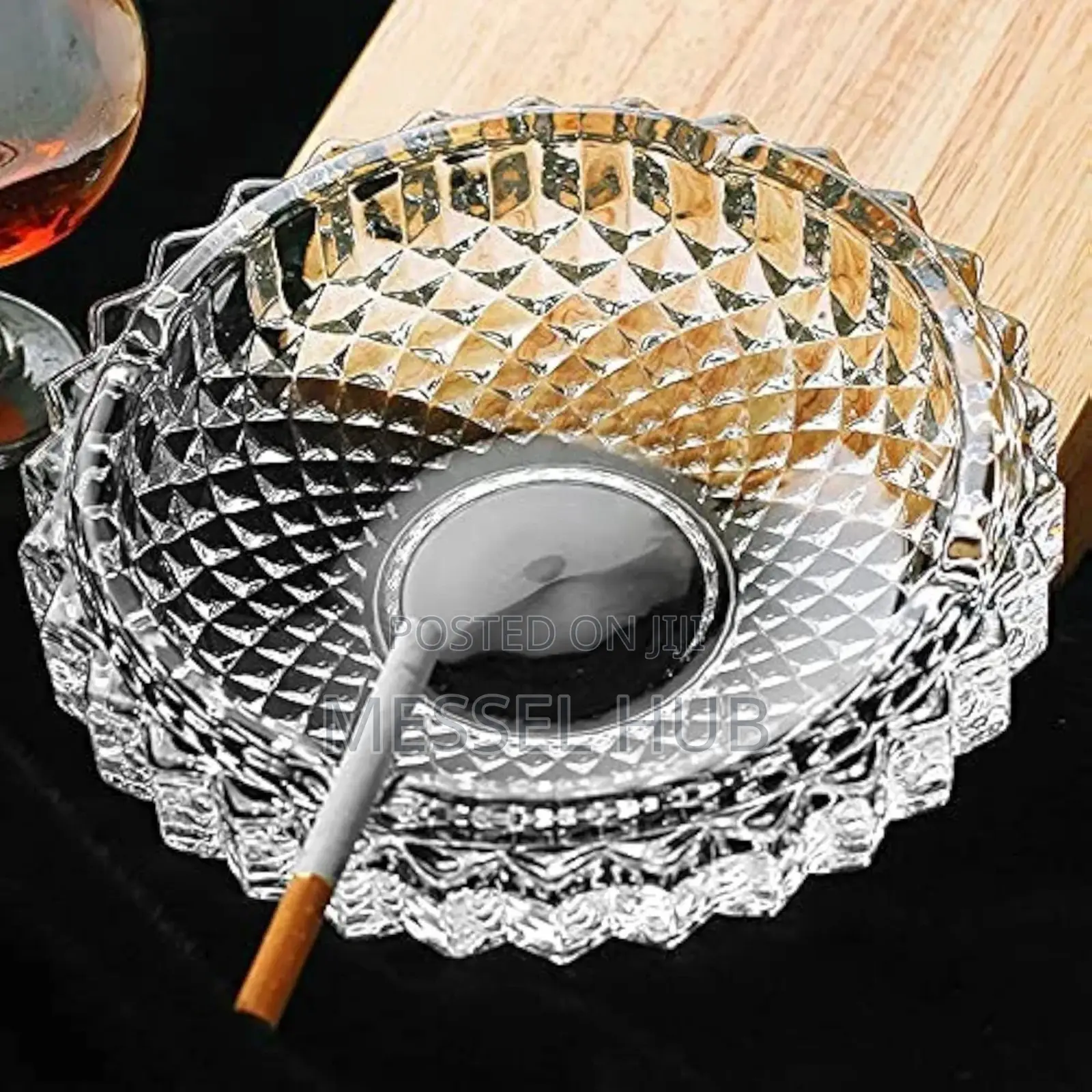 Round Glass Ashtray