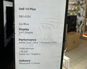New Laptop Dell 16GB Intel Core I7 SSD 1T