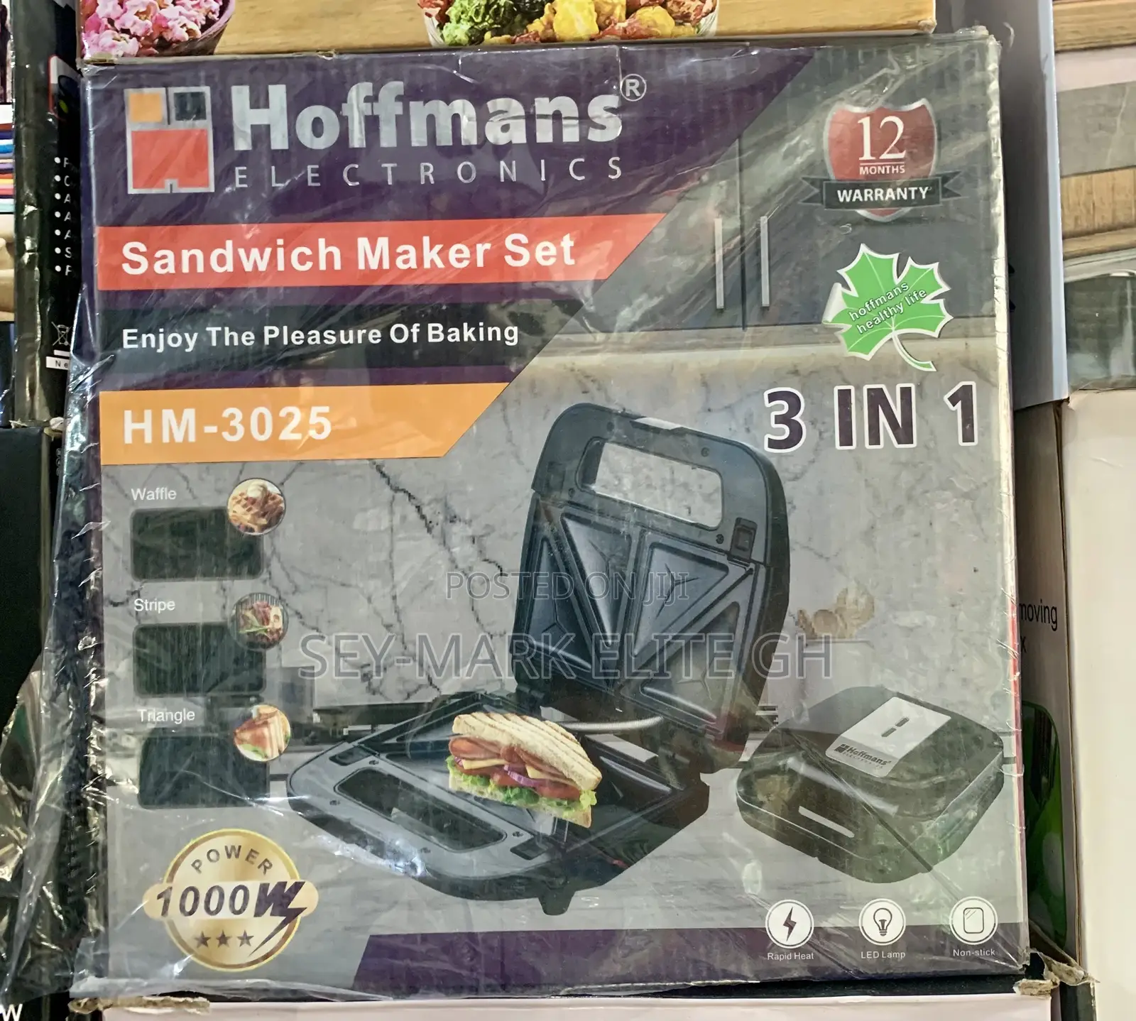 3 in 1 Hoffman Sandwich Maker Set