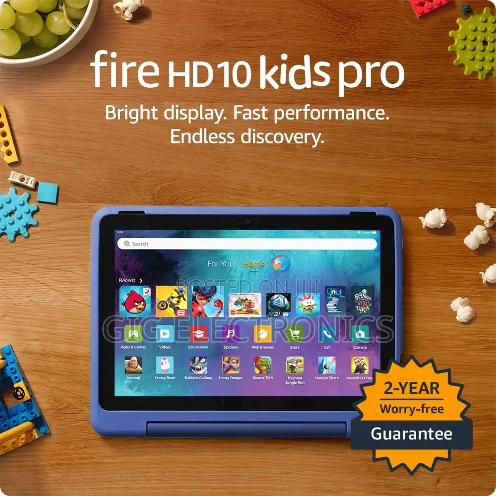 New Amazon Fire HD 10 Kids Pro 32 GB Blue