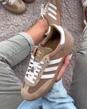 Available Adidas Unisex Samba Brown/White