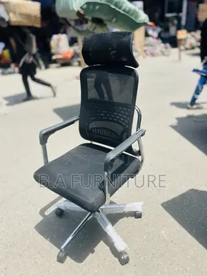 Net Office Chair With Headrest