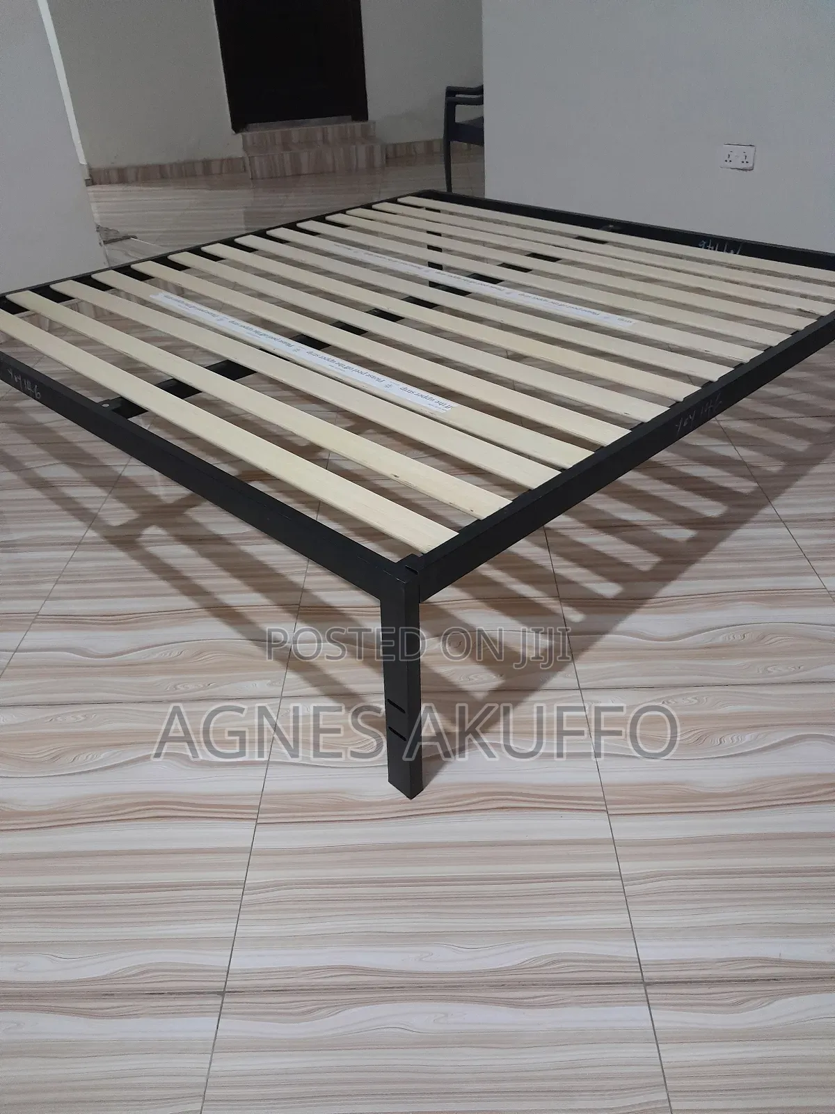 Kings Size Metal Bed.
