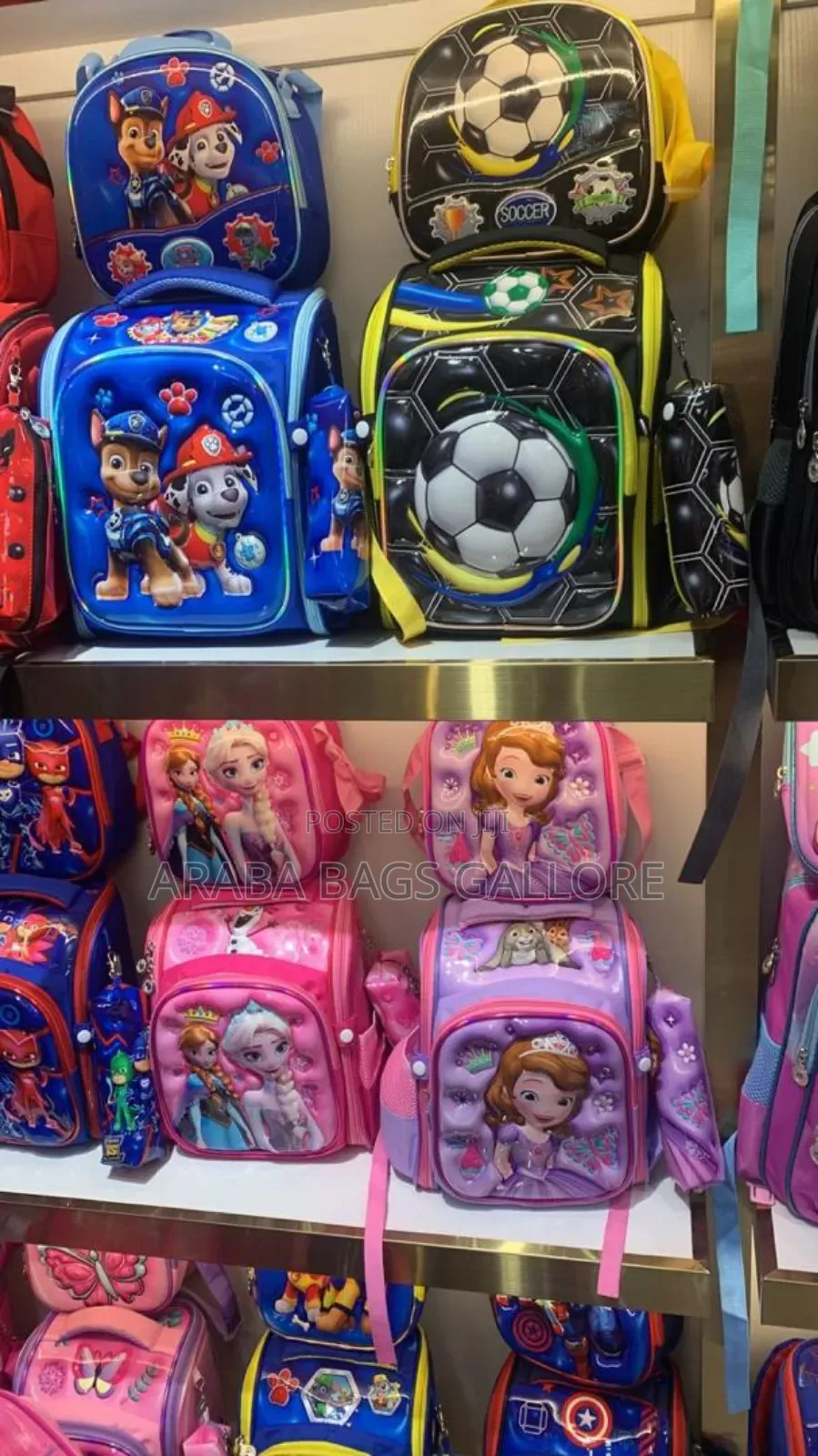 Complete Set Cartoon School Bag 