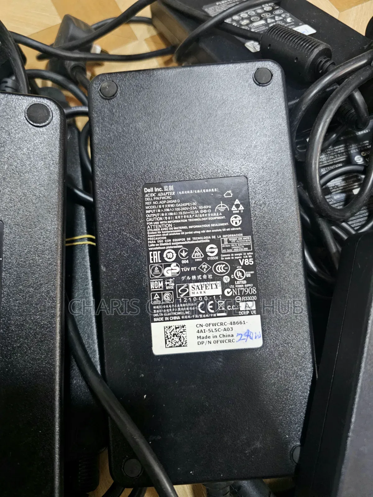 Original 240 Watts Home Used Dell Big Pin Charger