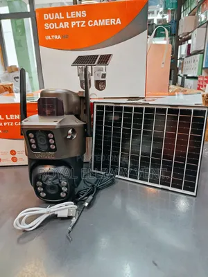 Dual Lens Solar PTZ Camera