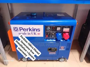 Roll-O-Matic Perkins Diesel Generator 10kva Silent