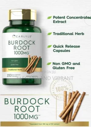 Burdock Root 1000mg | 200 Capsules