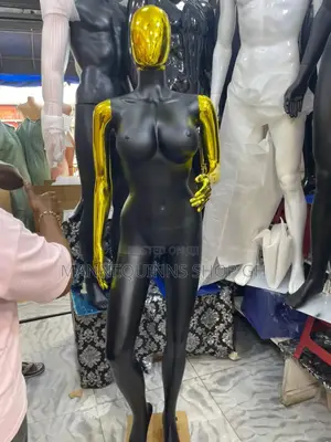 Female And Men Gold/Black Mannequin Available
