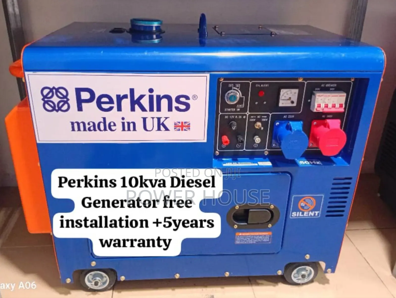 World Weaver Perkins Diesel Generator 10kva Silent