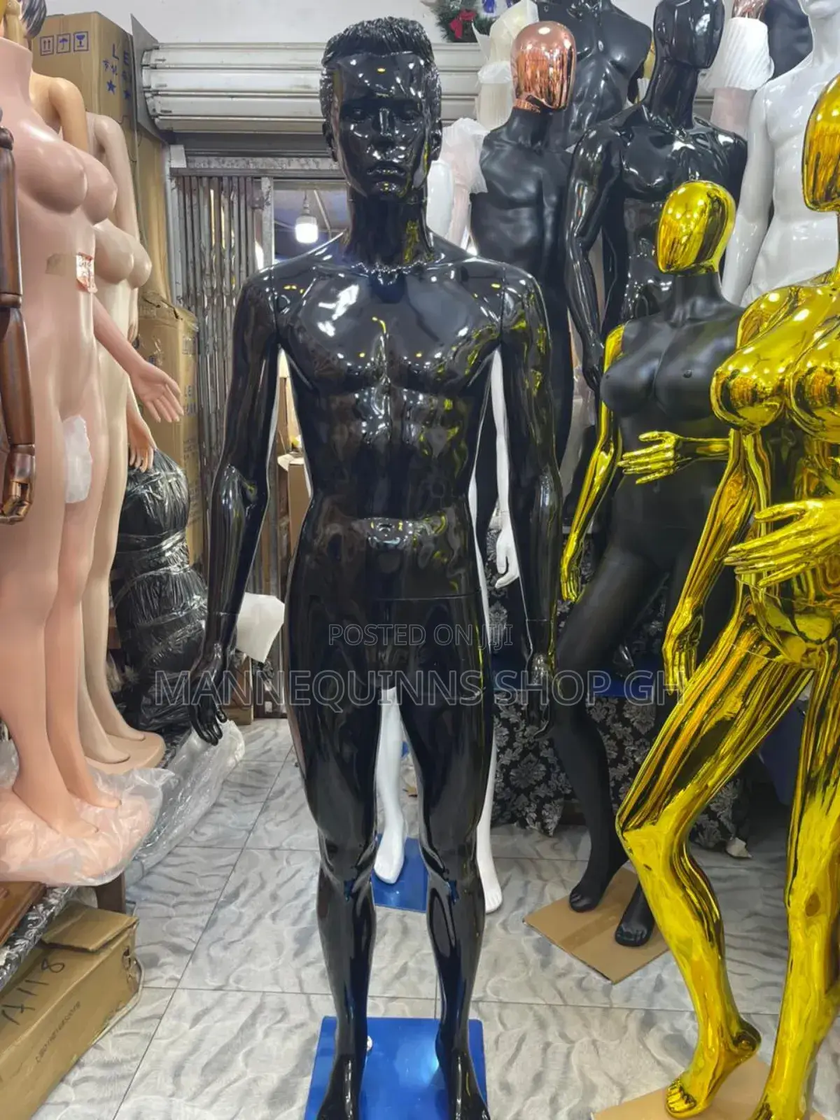 Female And Men Gold/Black Mannequin Available
