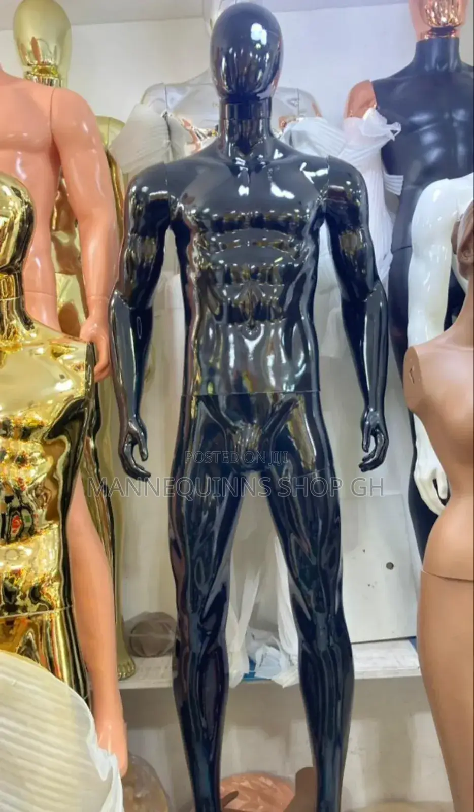 Female And Men Gold/Black Mannequin Available