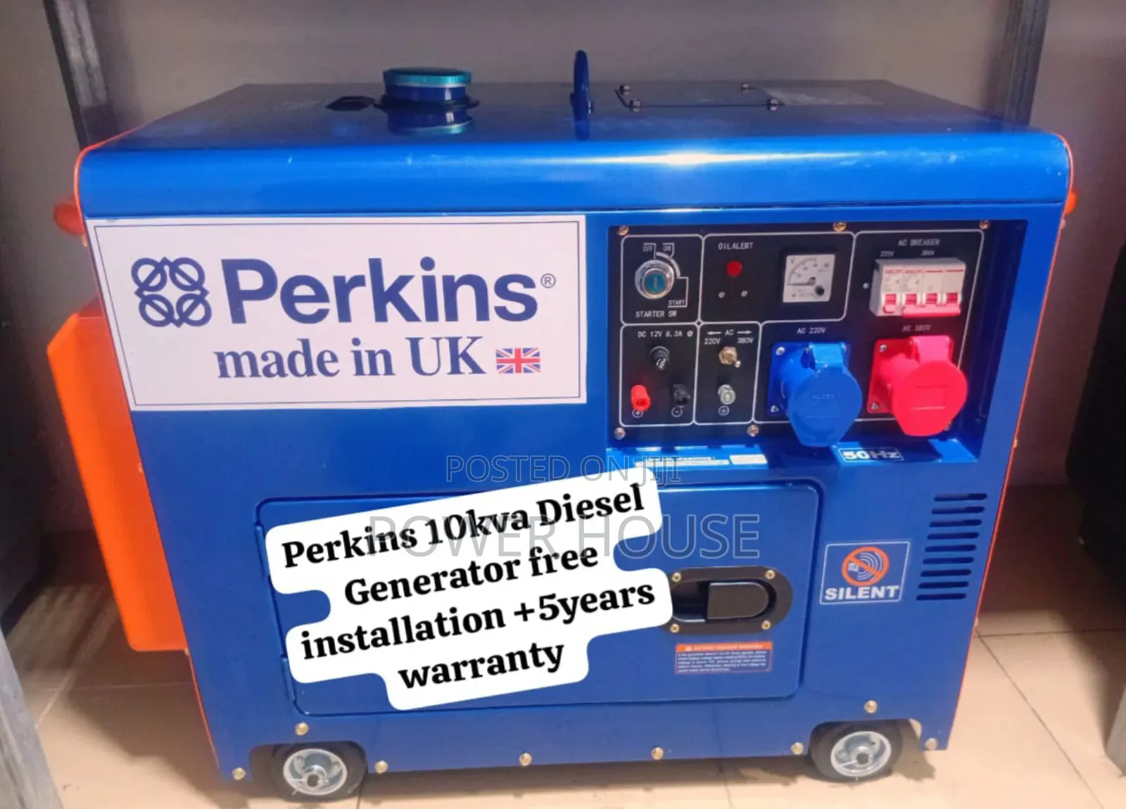 Chaos Clicker Perkins Diesel Generator 10kva Silent