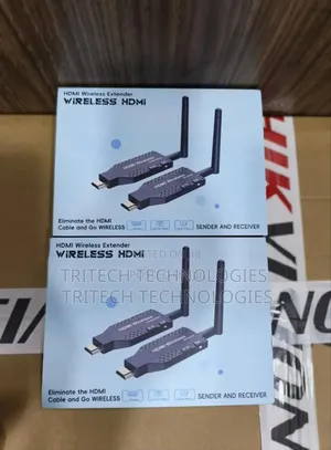 Wireless Hdmi 100m Extender ++ Antenna Transmitter Amd Receiver
