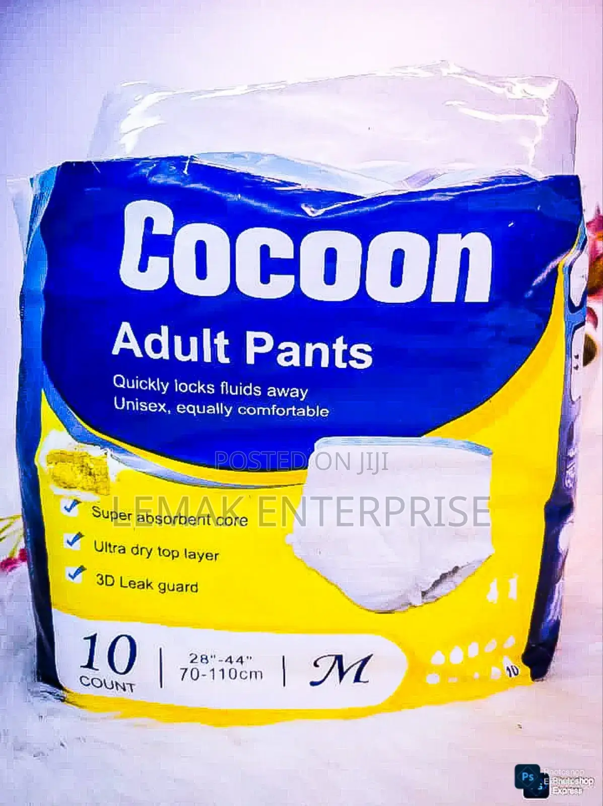 Cocoon Adult Diaper Pants Medium Size (10pcs)