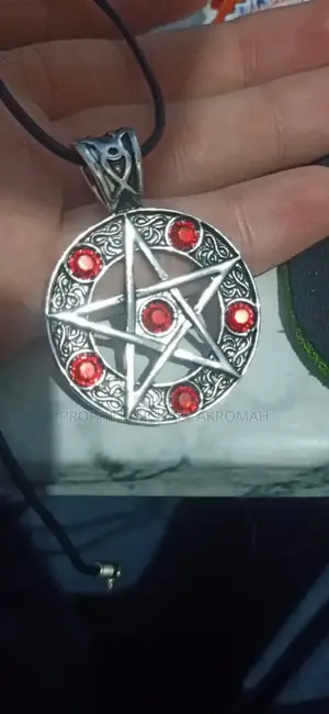 Celestial Star Pendant With Gemstones