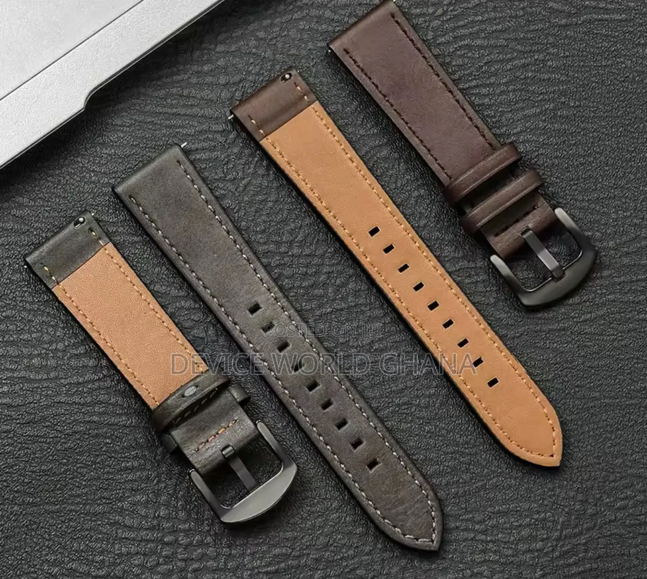 Gen Leather Straps/Band for Samsung Watches Huawei Oriamo Fossil Etc