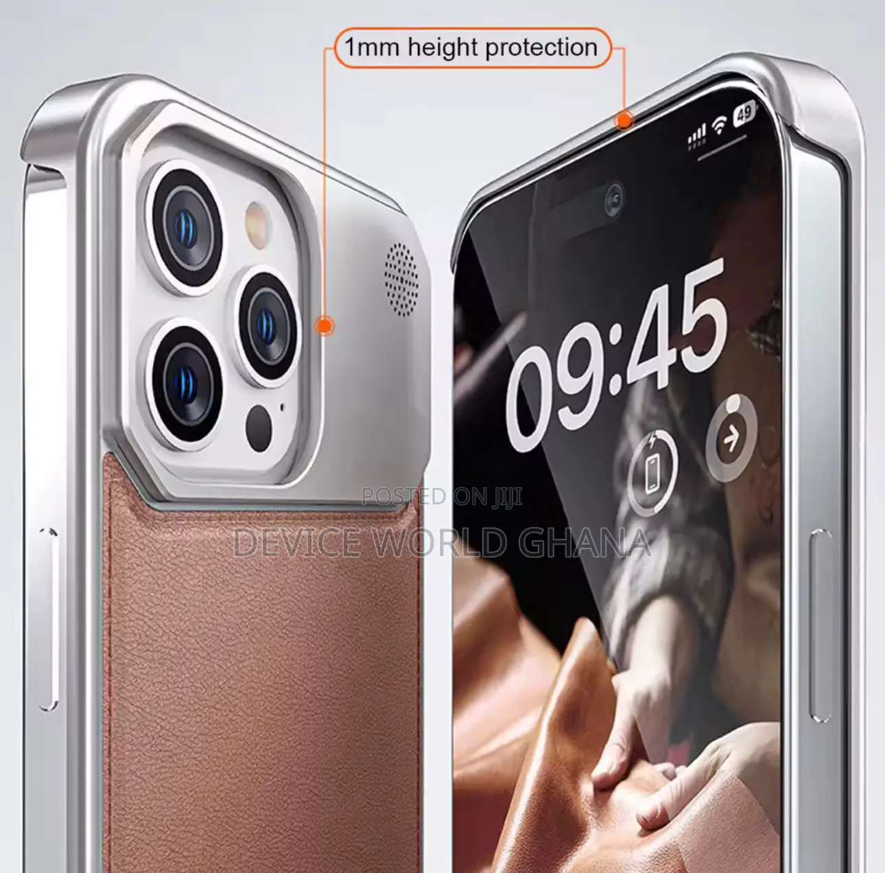 Cro Frameless/Borderless Case for iPhone 17promax 16promax 15pm 14pm 1