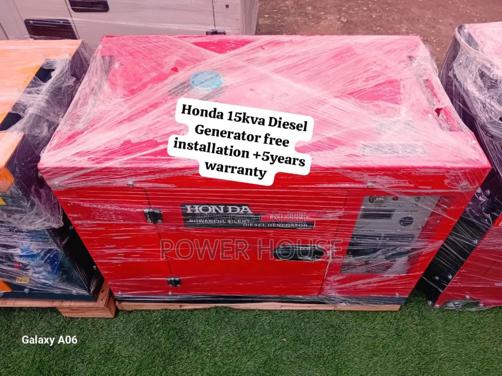 Behind the Power Honda Diesel Generator 15kva Silent