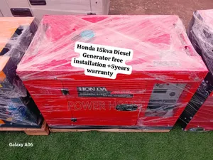 Behind the Power Honda Diesel Generator 15kva Silent