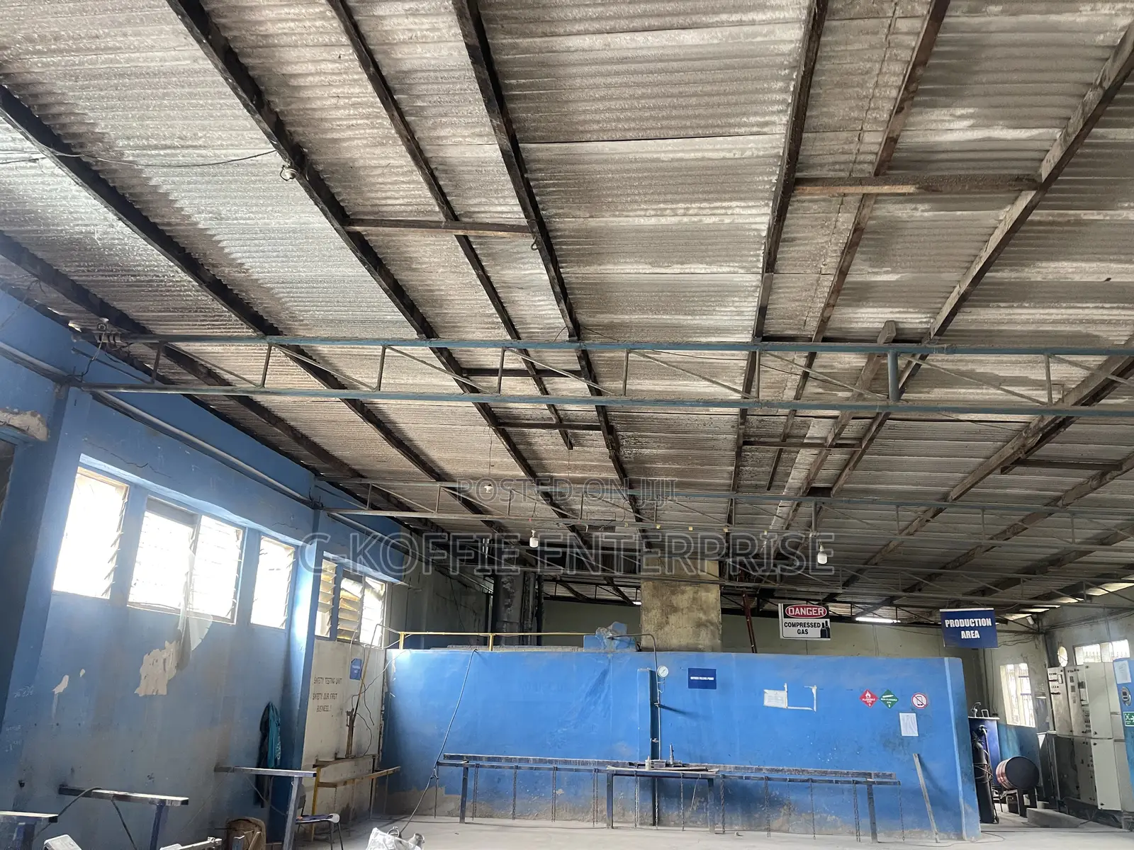 1000 SQM Warehouse Plus Apartment at North Kaneshie Industrial Area