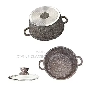 Sq Professional 10pcs Diecast Non-Stick Stockpot With Granite Effect