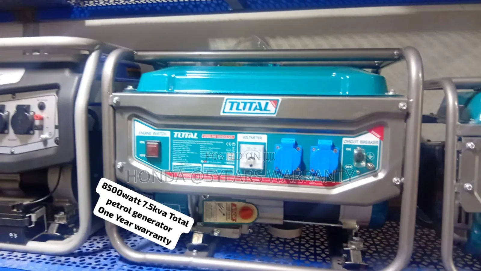 7.5kva Total Petrol Generator 8500watt Pullstart Total