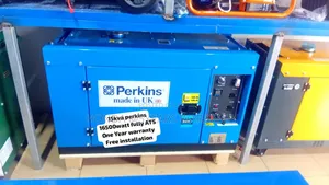 Compact Potable 15kva 16500watt Perkins Generator Fully Ats