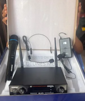 Shure Klv3 Hand and Lapel Professional Wireless Microphone System