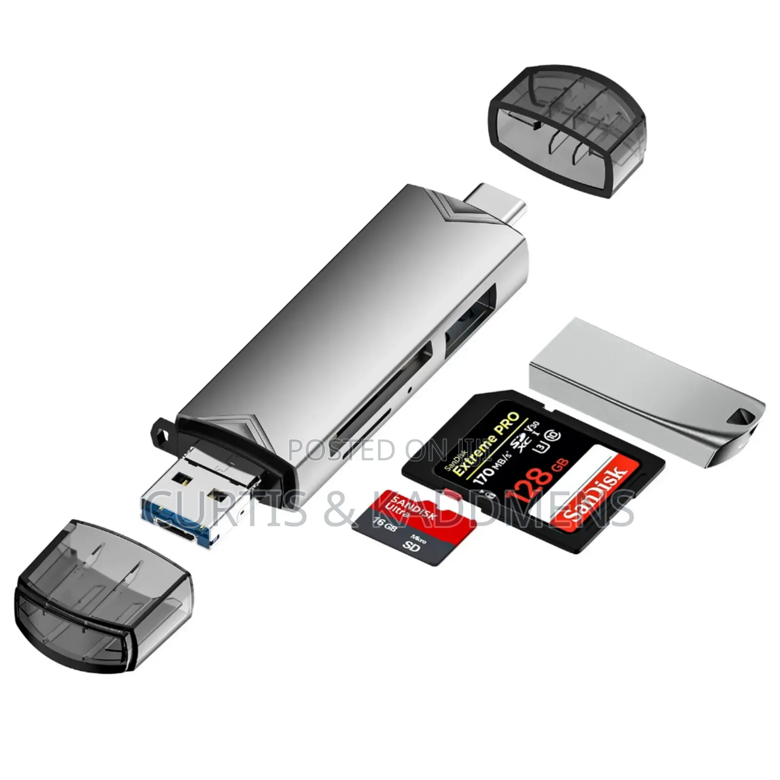 6 in 1 Usb 3.0, Sd, Micro Sd Card Reader Otg Flash Drive
