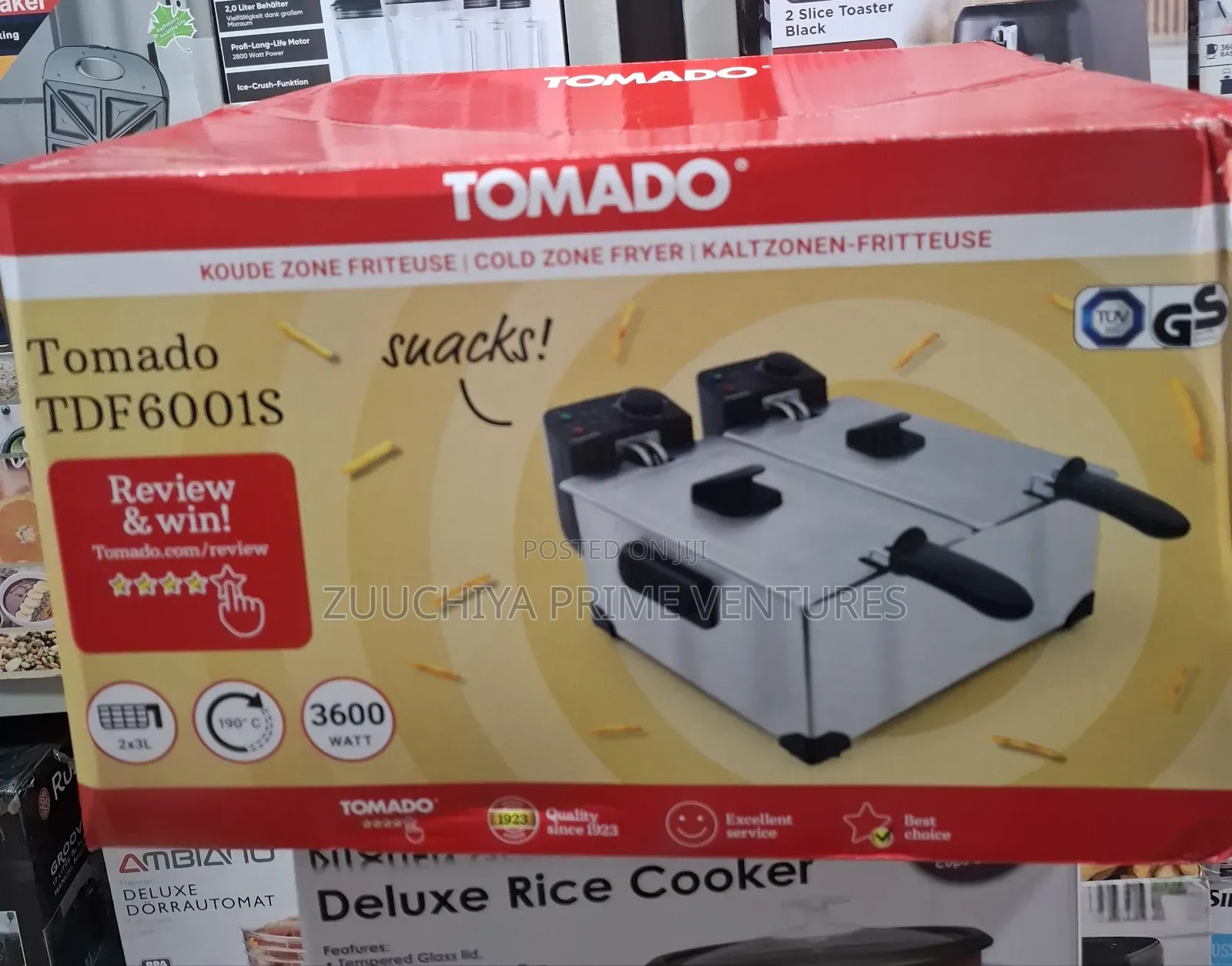 6.L Double Tomado Deep Fryer From Germany