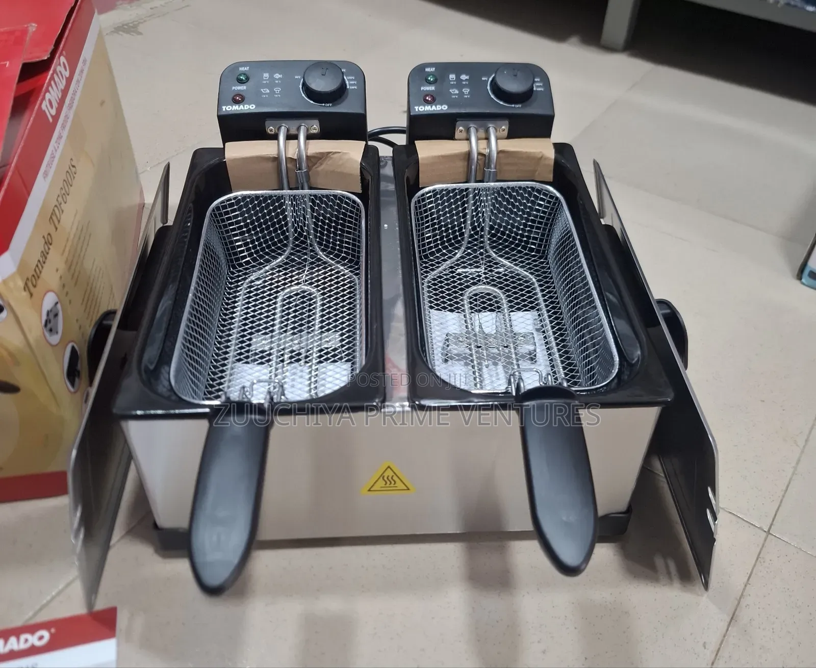 6.L Double Tomado Deep Fryer From Germany