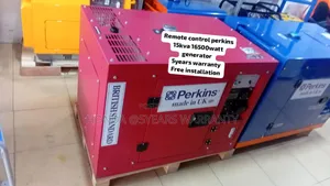 Remote Control Perkins 15kva 16500watt Diesel Generator