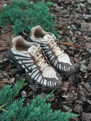 Nike Air Shox Tl Coffee Brown and Cream