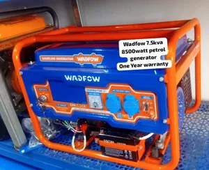 Low Maintenance Wadfow 7.5kva Petrol Generator 8500watt